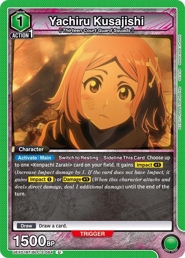 Yachiru Kusajishi UEX01BT/BLC-2-064 card from UEX01BT: BLEACH: Thousand-Year Blood War Vol.2