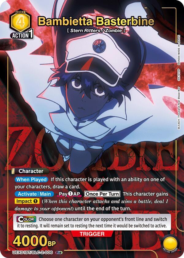 Bambietta Basterbine (R*) UEX01BT/BLC-2-006 card from UEX01BT: BLEACH: Thousand-Year Blood War Vol.2