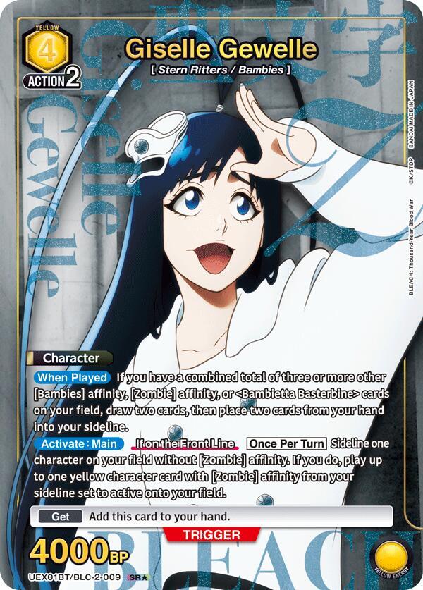 Giselle Gewelle (SR*) UEX01BT/BLC-2-009 card from UEX01BT: BLEACH: Thousand-Year Blood War Vol.2