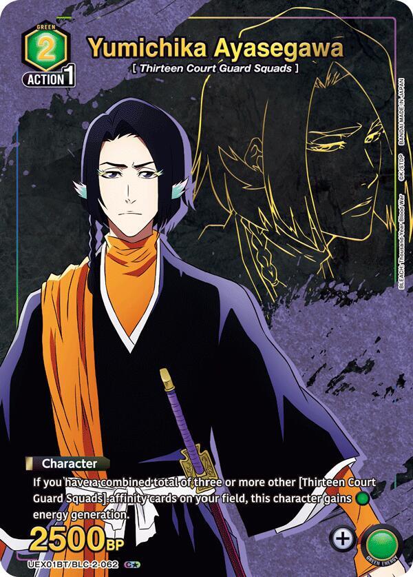 Yumichika Ayasegawa (C*) UEX01BT/BLC-2-062 card from UEX01BT: BLEACH: Thousand-Year Blood War Vol.2