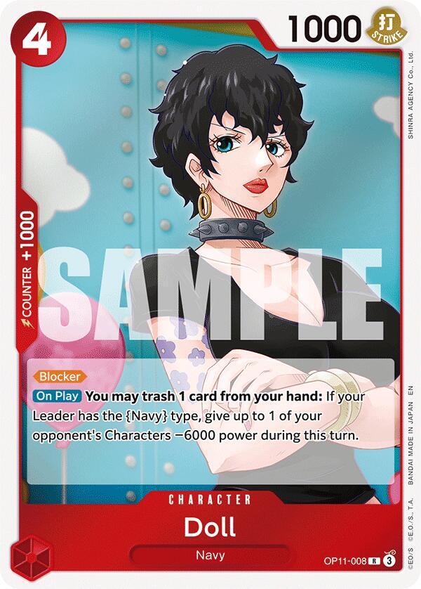 Doll OP11-008 card from A Fist of Divine Speed