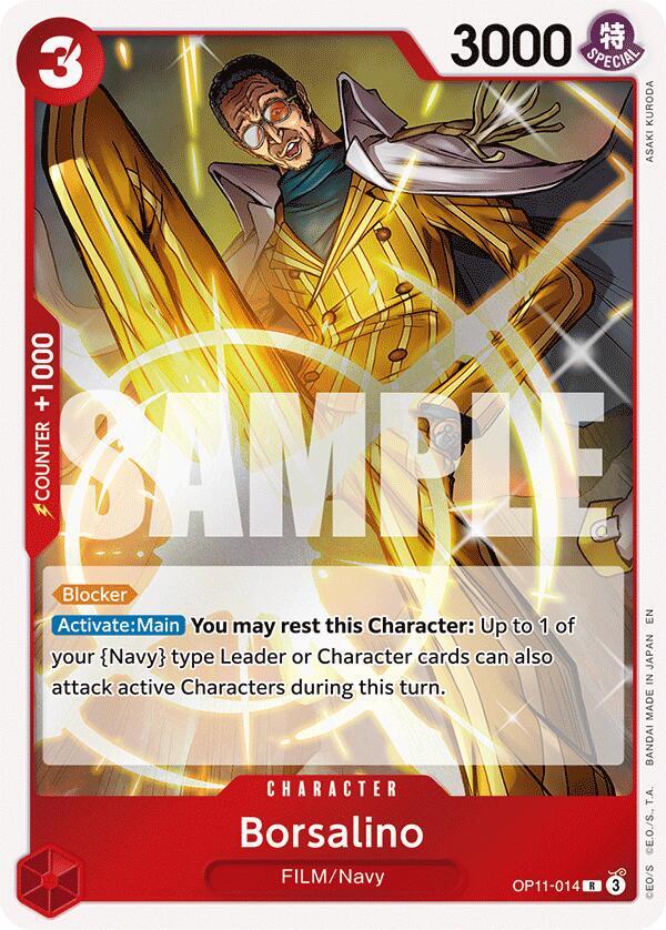 Borsalino OP11-014 card from A Fist of Divine Speed