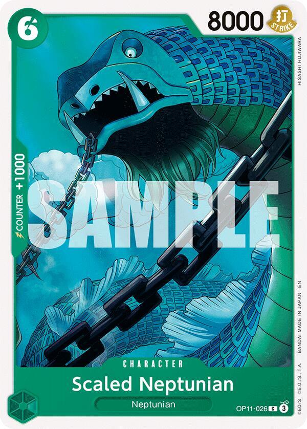 Scaled Neptunian OP11-026 card from A Fist of Divine Speed