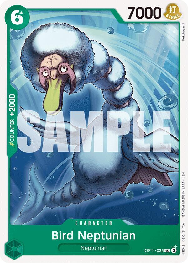 Bird Neptunian OP11-033 card from A Fist of Divine Speed