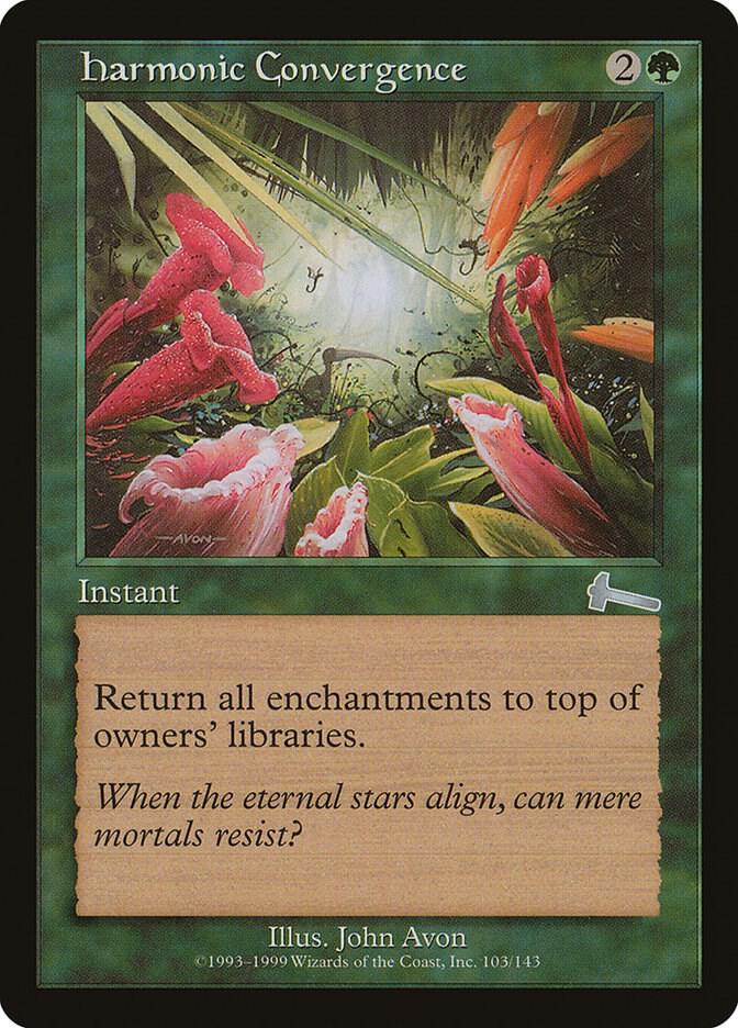 Harmonic Convergence 103 card from Urza's Legacy
