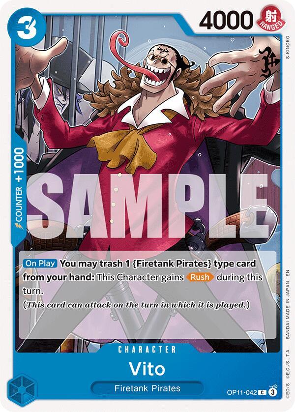 Vito OP11-042 card from A Fist of Divine Speed