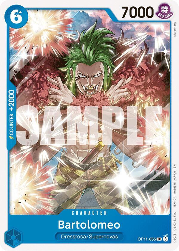 Bartolomeo OP11-055 card from A Fist of Divine Speed