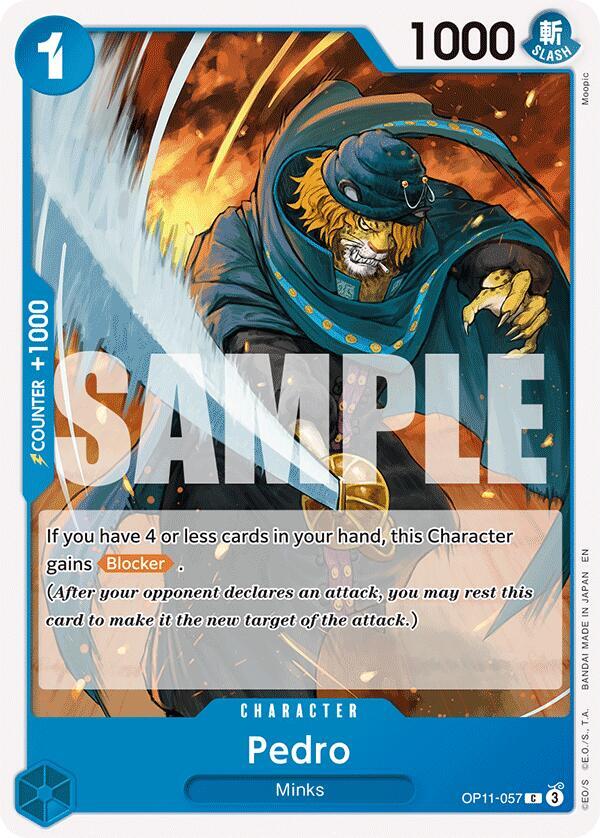 Pedro OP11-057 card from A Fist of Divine Speed
