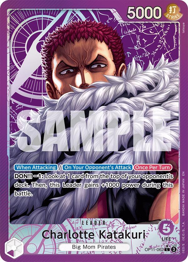 Charlotte Katakuri (Alternate Art) OP11-062 card from A Fist of Divine Speed