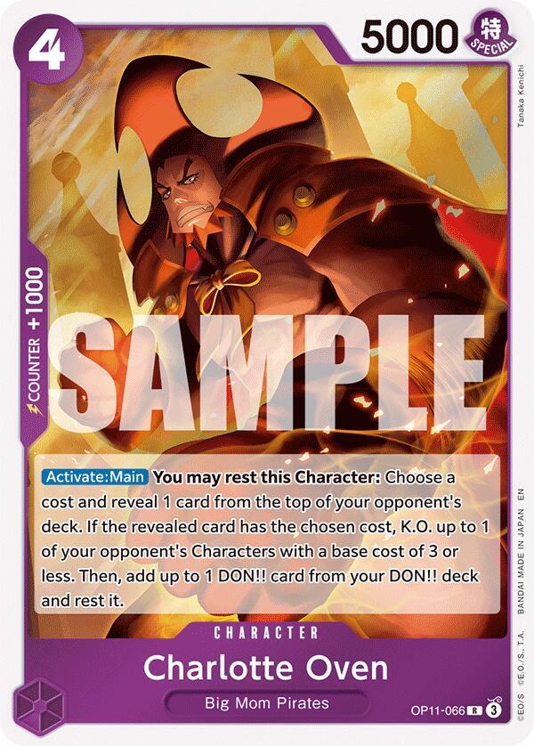 Charlotte Oven OP11-066 card from A Fist of Divine Speed