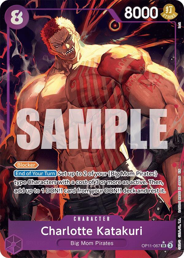 Charlotte Katakuri (Alternate Art) OP11-067 card from A Fist of Divine Speed