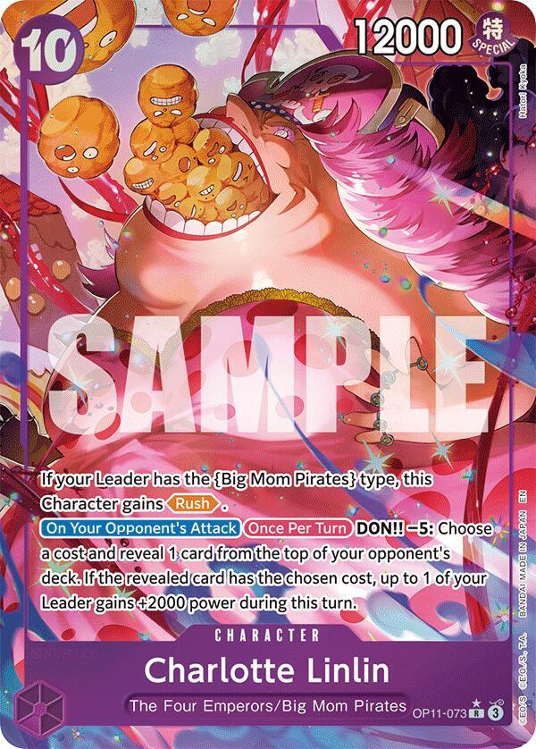 Charlotte Linlin (Alternate Art) OP11-073 card from A Fist of Divine Speed