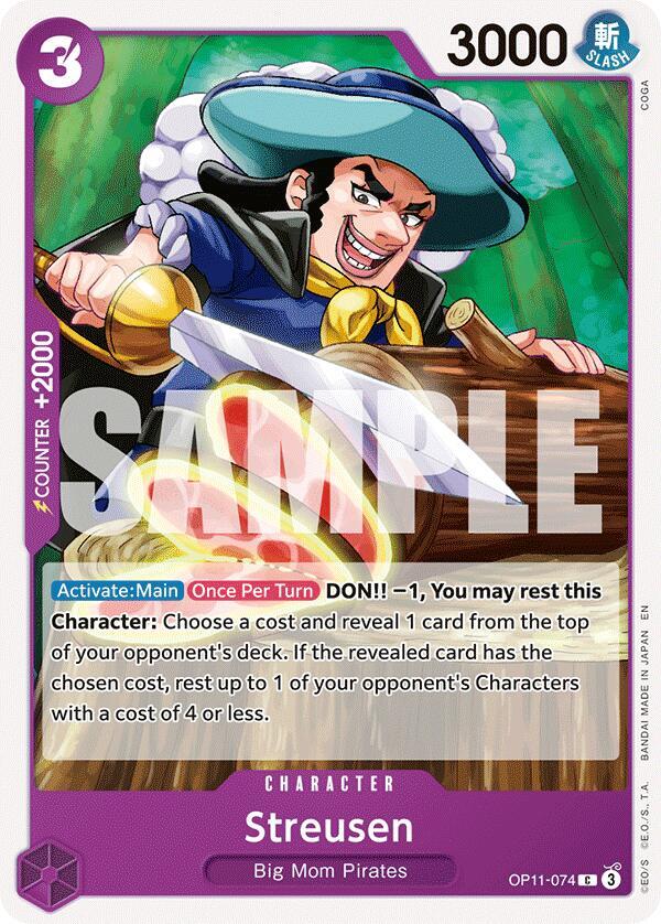 Streusen OP11-074 card from A Fist of Divine Speed