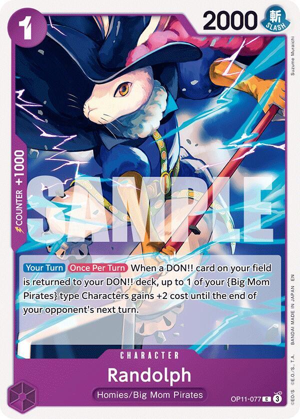 Randolph OP11-077 card from A Fist of Divine Speed