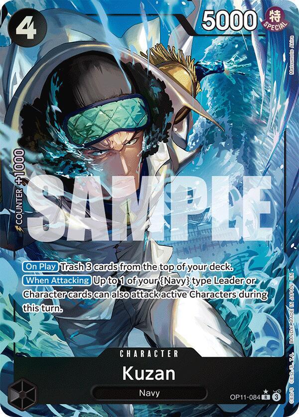 Kuzan (Alternate Art) OP11-084 card from A Fist of Divine Speed
