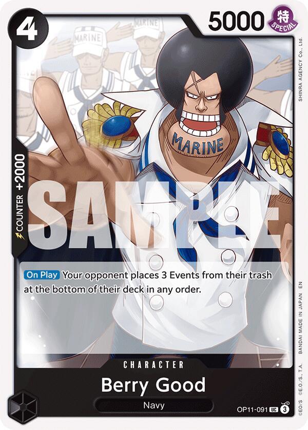 Berry Good OP11-091 card from A Fist of Divine Speed