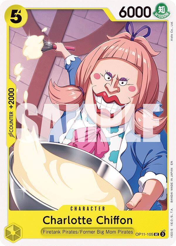 Charlotte Chiffon OP11-105 card from A Fist of Divine Speed