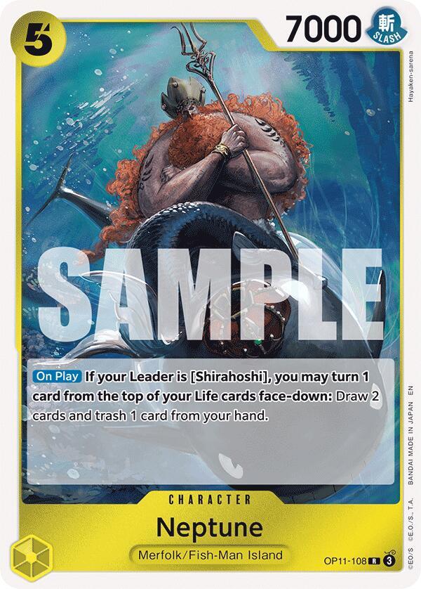 Neptune OP11-108 card from A Fist of Divine Speed