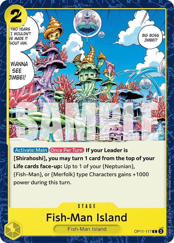 Fish-Man Island OP11-117 card from A Fist of Divine Speed