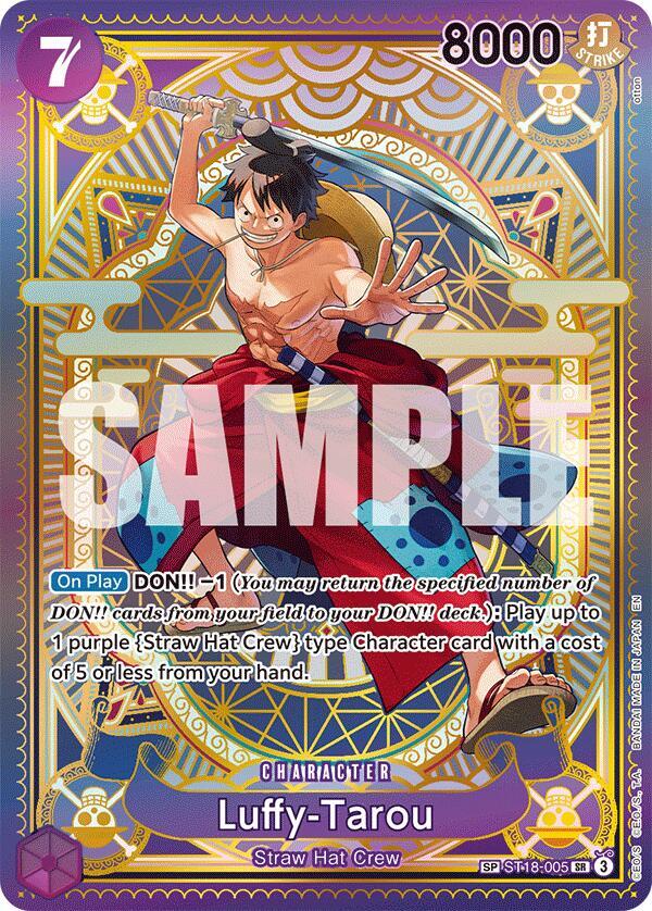 Luffy-Tarou (SP) ST18-005 card from A Fist of Divine Speed