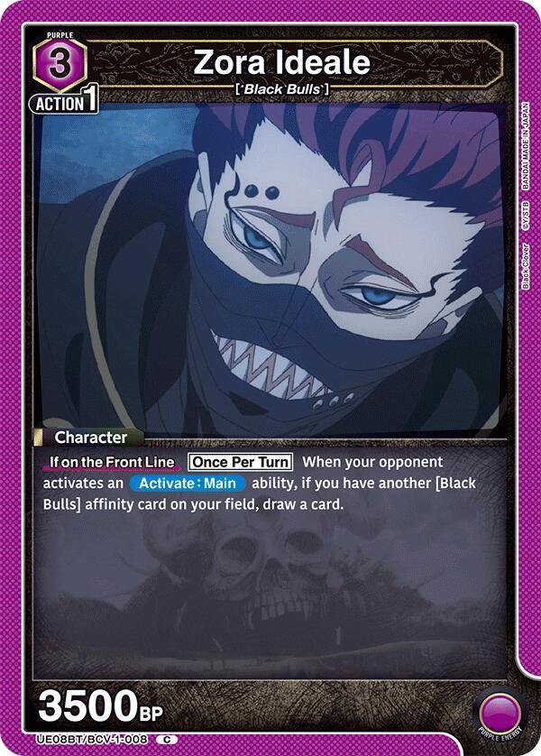 Zora Ideale UE08BT/BCV-1-008 card from UE08BT: Black Clover