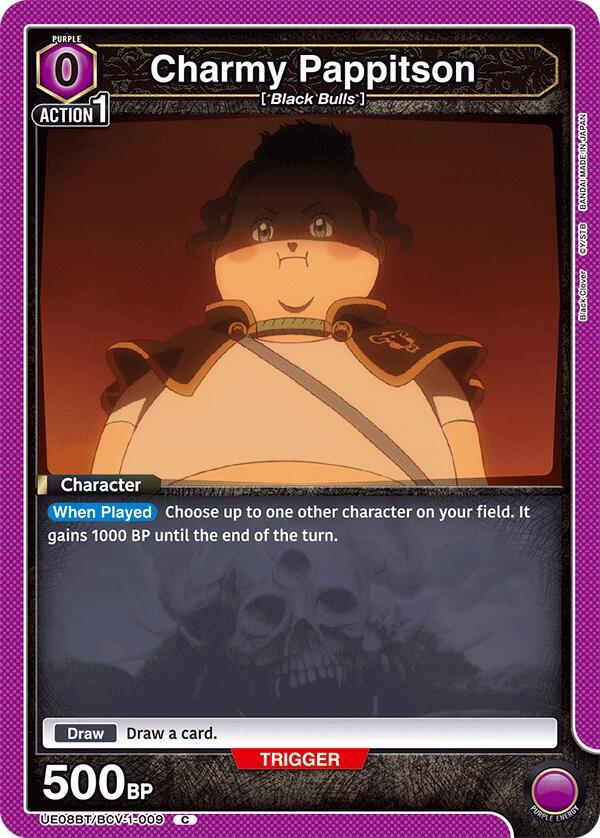 Charmy Pappitson UE08BT/BCV-1-009 card from UE08BT: Black Clover