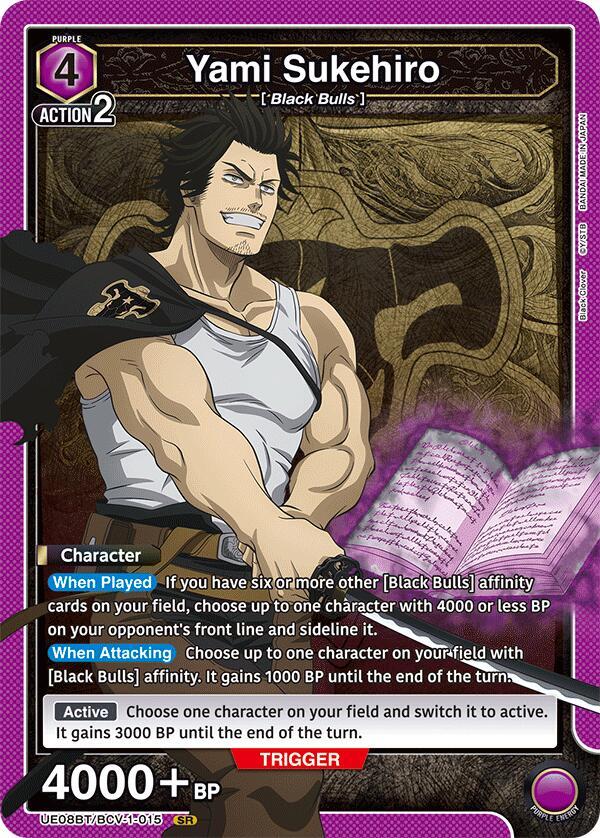 Yami Sukehiro UE08BT/BCV-1-015 card from UE08BT: Black Clover