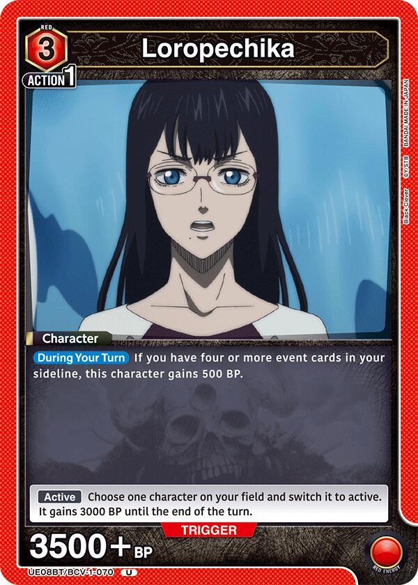 Loropechika UE08BT/BCV-1-070 card from UE08BT: Black Clover