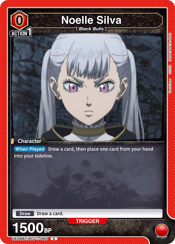 Noelle Silva UE08BT/BCV-1-080 card from UE08BT: Black Clover