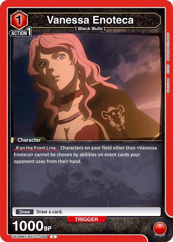 Vanessa Enoteca UE08BT/BCV-1-084 card from UE08BT: Black Clover
