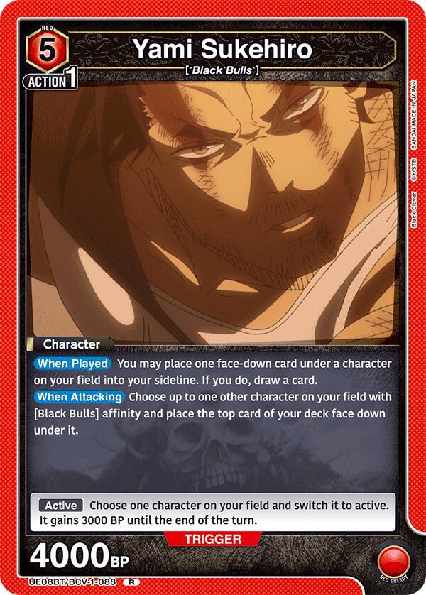 Yami Sukehiro UE08BT/BCV-1-088 card from UE08BT: Black Clover