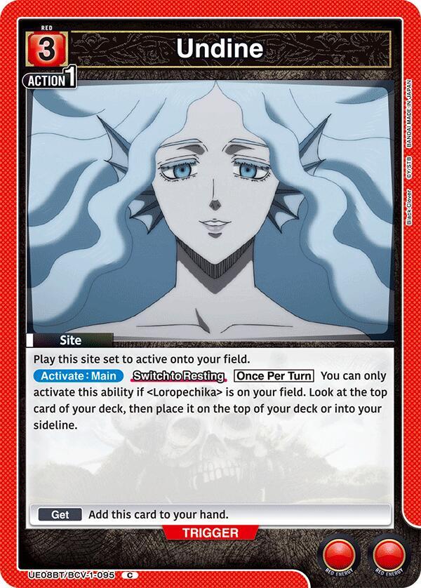 Undine UE08BT/BCV-1-095 card from UE08BT: Black Clover