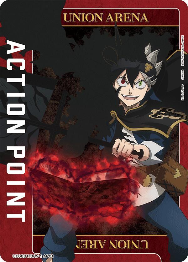 Action Point Card (AP01) UE08BT/BCV-1-AP01 card from UE08BT: Black Clover