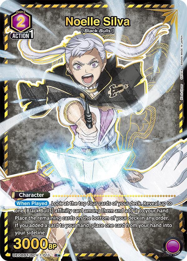 Noelle Silva (R*) UE08BT/BCV-1-011 card from UE08BT: Black Clover