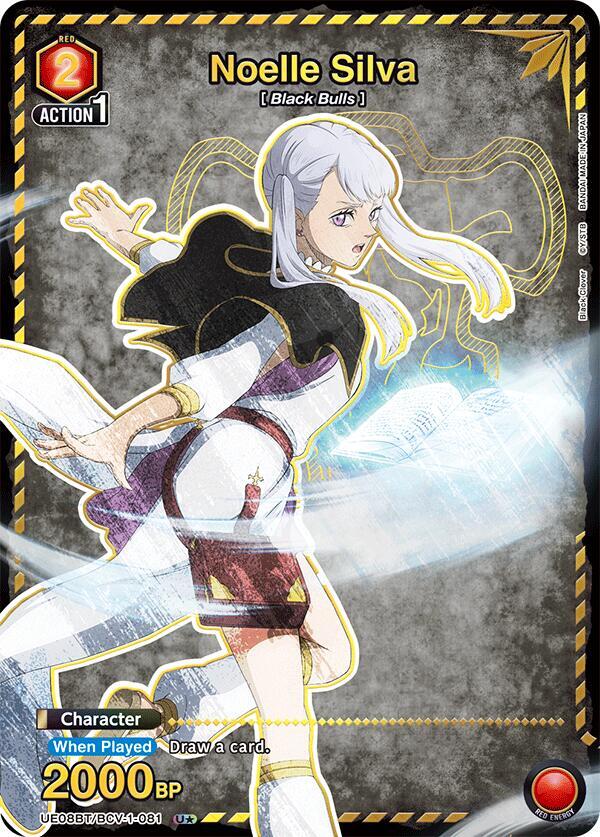 Noelle Silva (U*) UE08BT/BCV-1-081 card from UE08BT: Black Clover