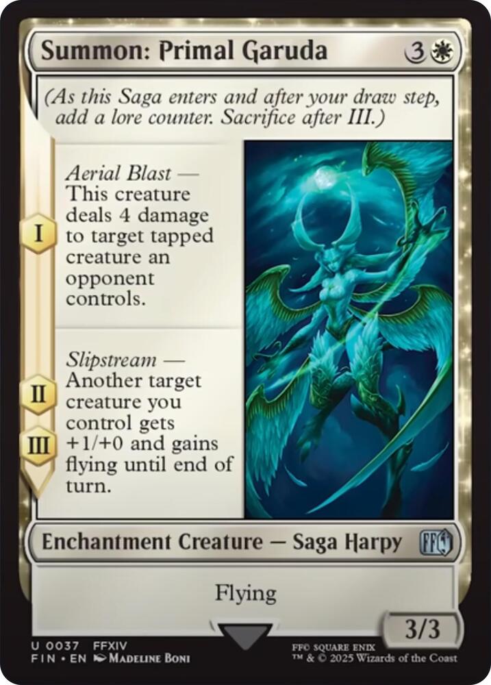 Summon: Primal Garuda 37 card from FINAL FANTASY