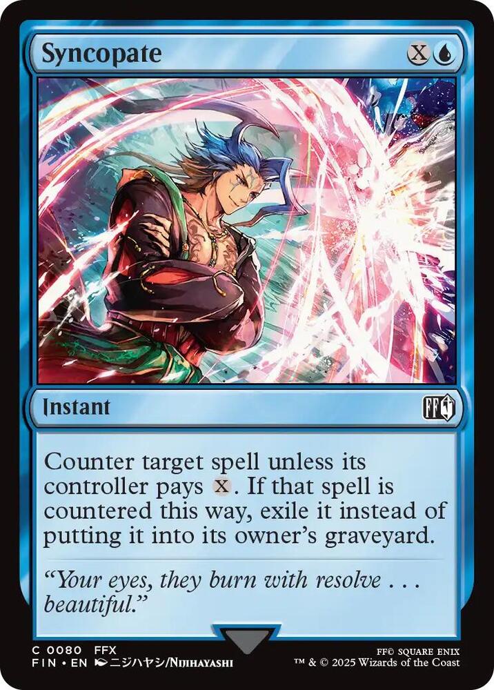 Syncopate 80 card from FINAL FANTASY