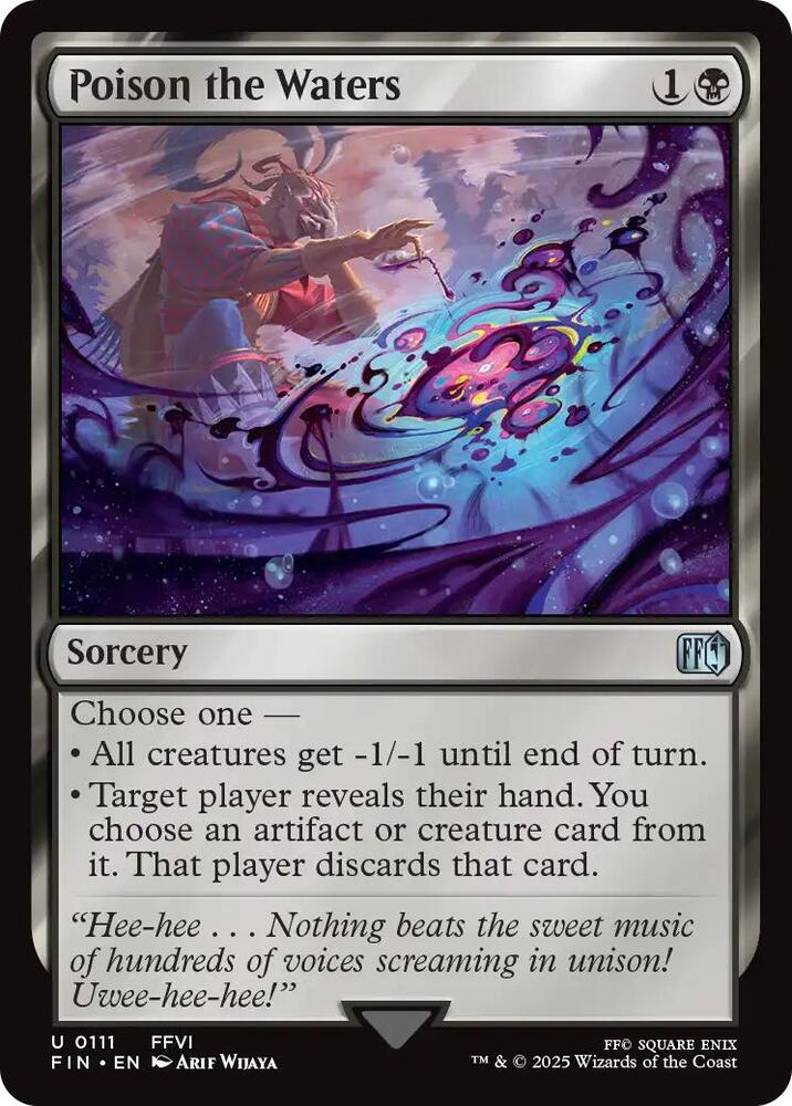 Poison the Waters 111 card from FINAL FANTASY
