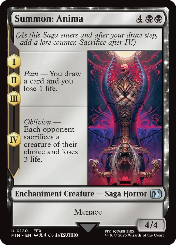 Summon: Anima 120 card from FINAL FANTASY