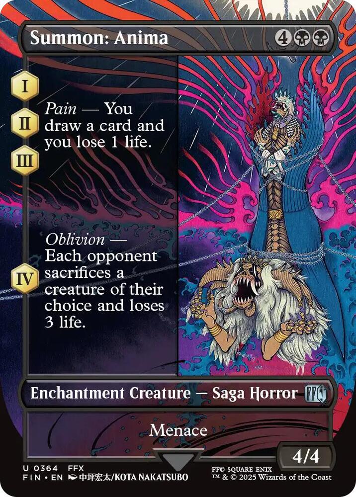 Summon: Anima (Borderless) 364 card from FINAL FANTASY