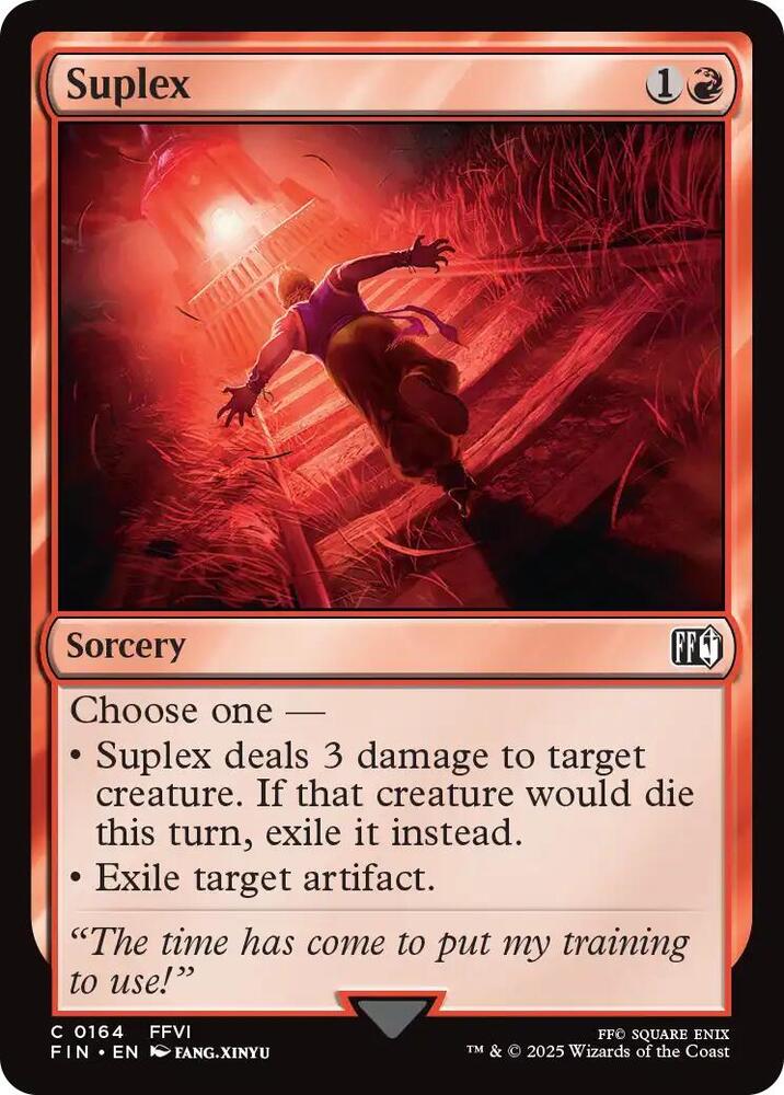 Suplex 164 card from FINAL FANTASY