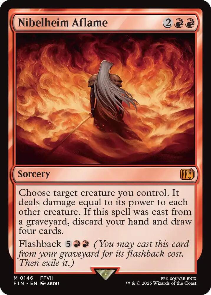 Nibelheim Aflame 146 card from FINAL FANTASY