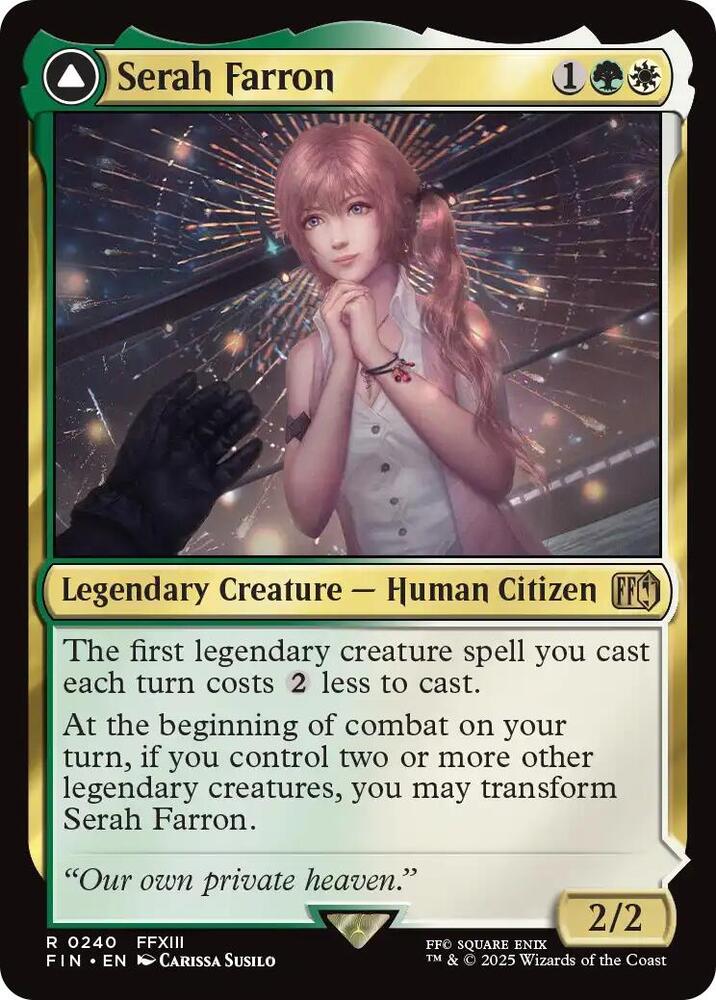 Serah Farron 240 card from FINAL FANTASY