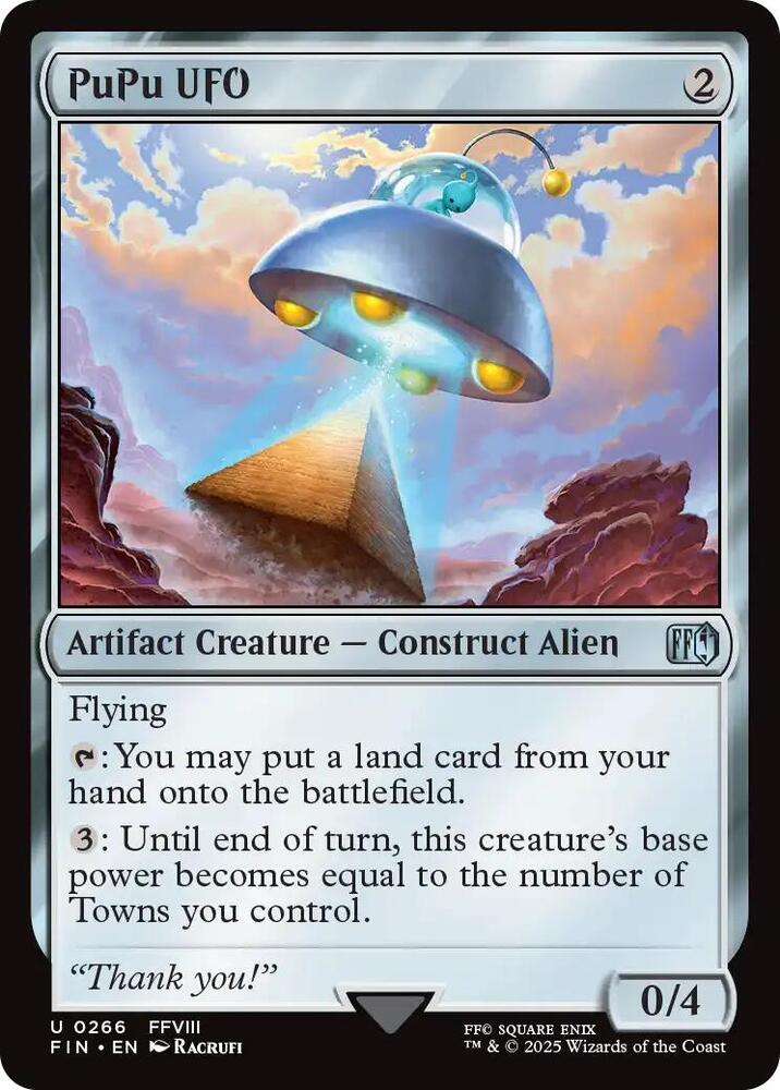 PuPu UFO 266 card from FINAL FANTASY