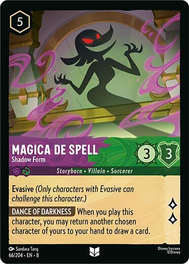 Magica De Spell - Shadow Form 66/204 card from Reign of Jafar