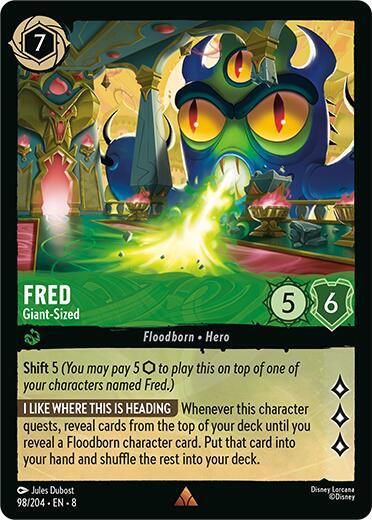 Fred - Giant-Sized 98/204 card from Reign of Jafar