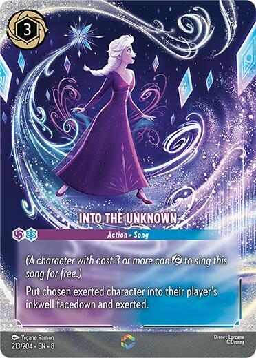 Into the Unknown (Enchanted) 213/204 card from Reign of Jafar