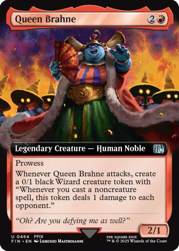 Queen Brahne (Extended Art) 464 card from FINAL FANTASY