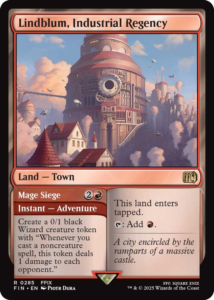 Lindblum, Industrial Regency 285 card from FINAL FANTASY