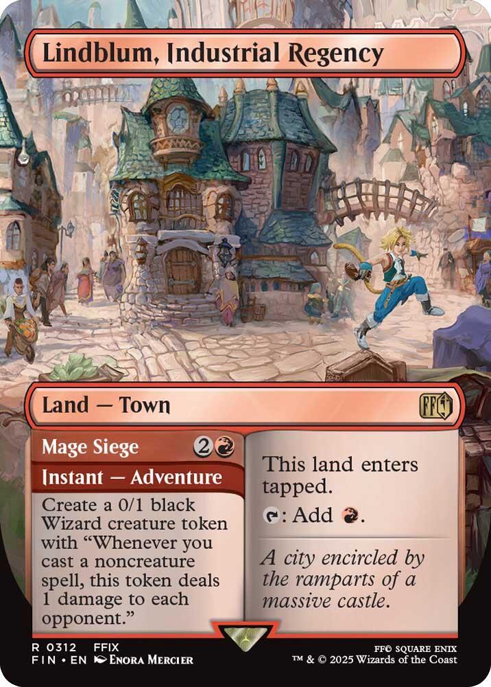 Lindblum, Industrial Regency (Borderless) 312 card from FINAL FANTASY